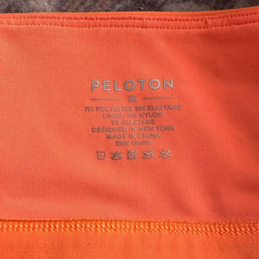 NEON Orange Peloton Cadent Strappy Sports bra - XL